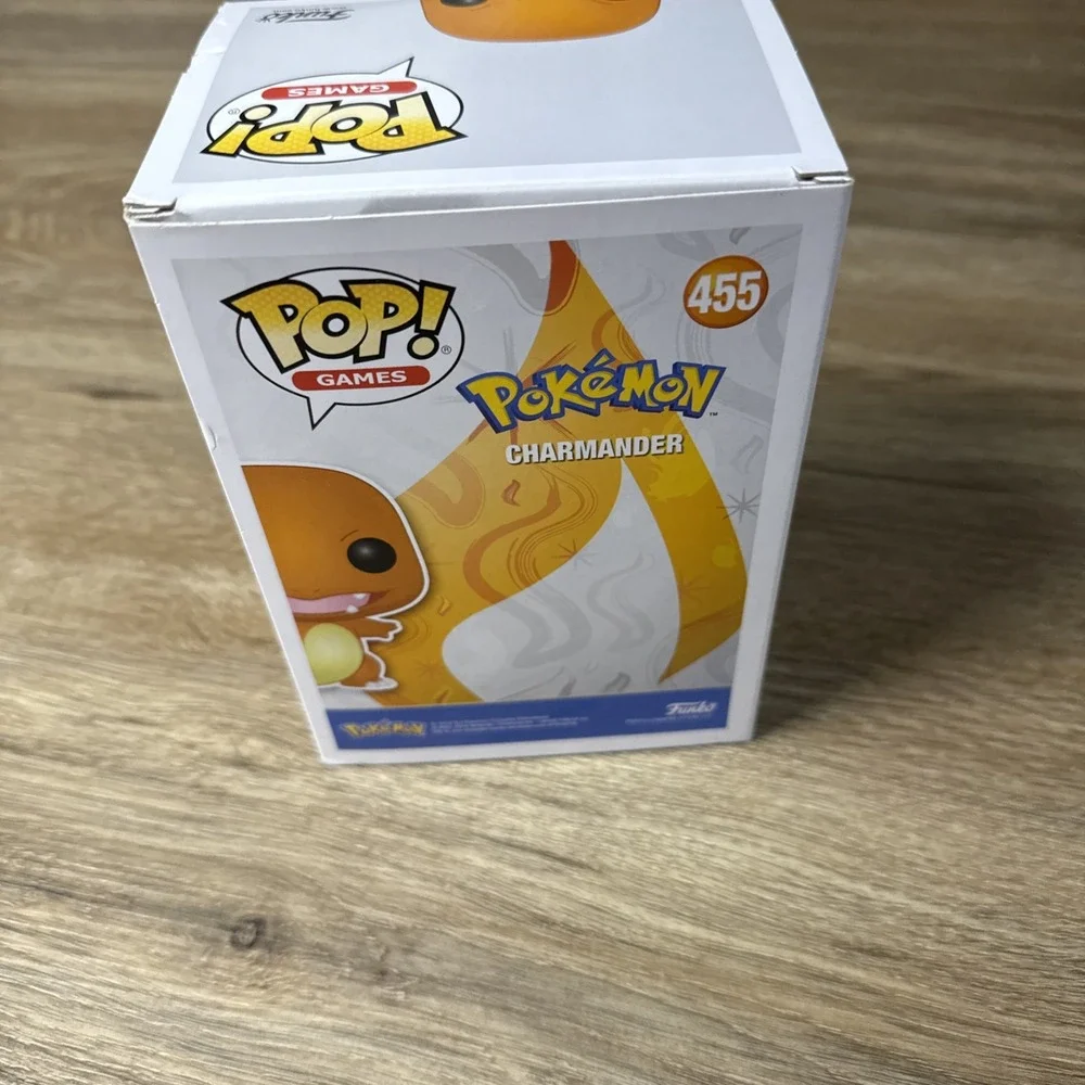 Funko‎ Pop Games #455 Pokemon Charmander FLOCKED 2020 Spring Convention